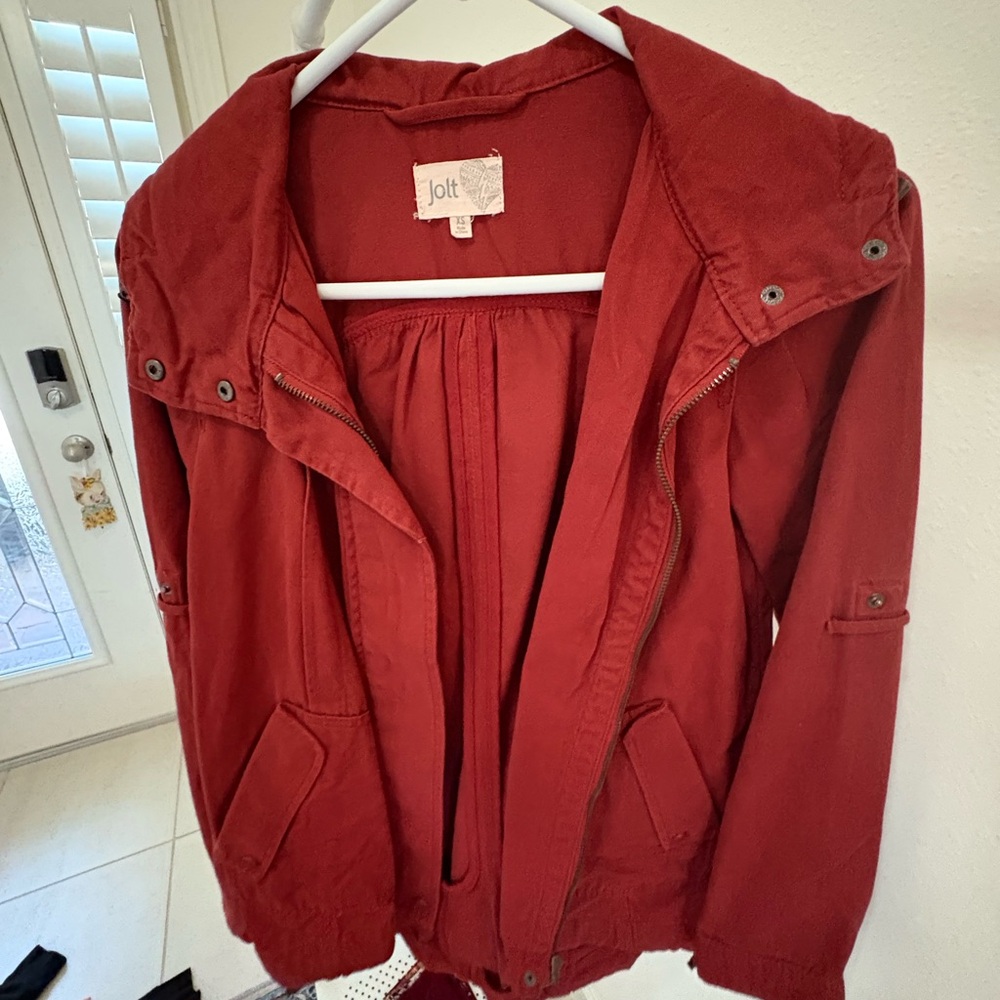 Jolt Women's Utility Jacket in Red